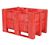Click to swap image: CRAEMER CB1 Pallet Bin Solid 500 Litre Red